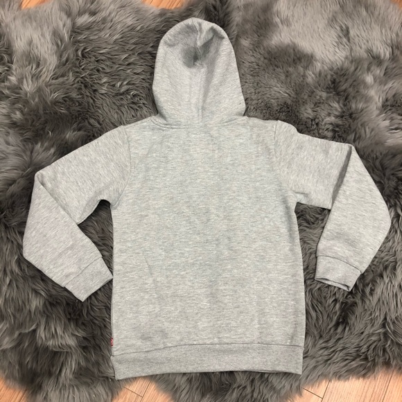 Levi’s | Boy's Hoodie | Grey and Red - Picture 3 of 3
